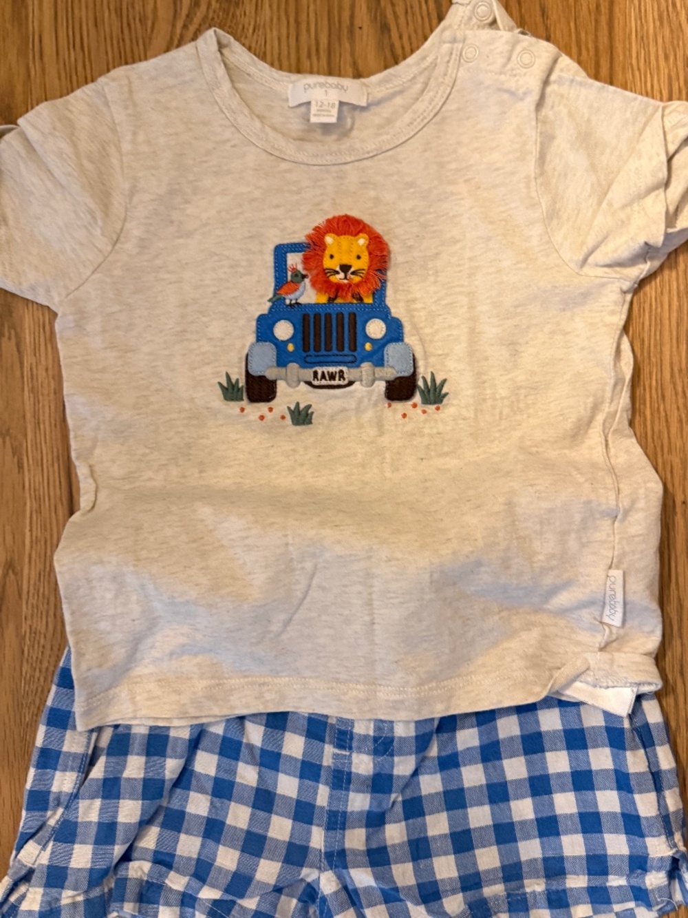 Purebaby Boys Short Set 12-18 mo.